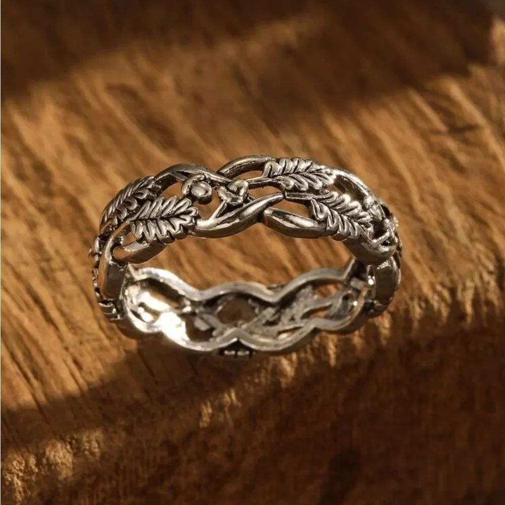 Boho Leaf Ring #2257